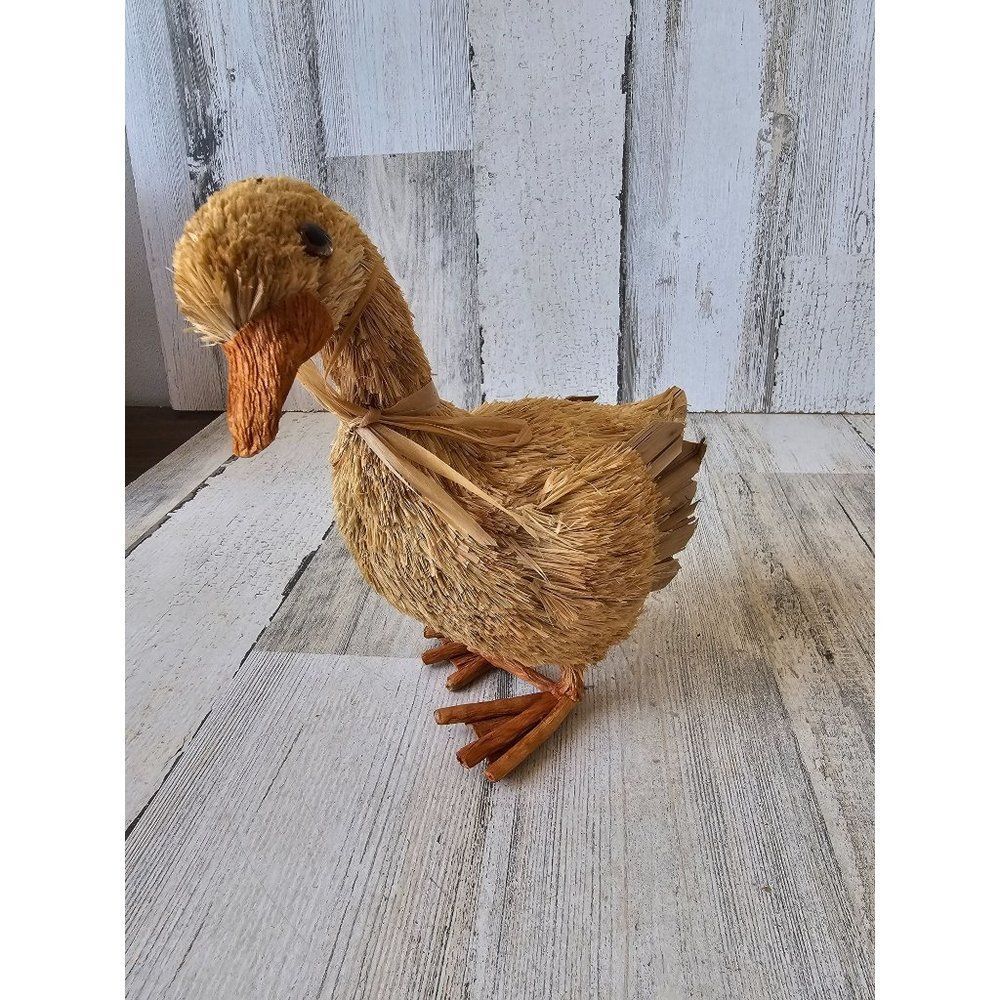 Bottle brush baby duck bird home‎ decor